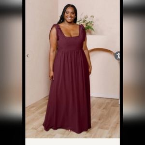 Revelry Bridesmaids Dress, Merlot